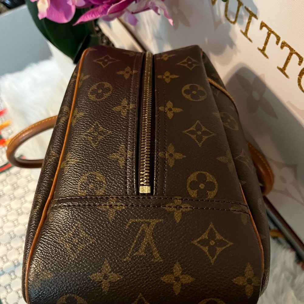 🔥SEND OFFER🔥DEAUVILLE Louis Vuitton Brown Monogram Satchel - Picture 6 of 13